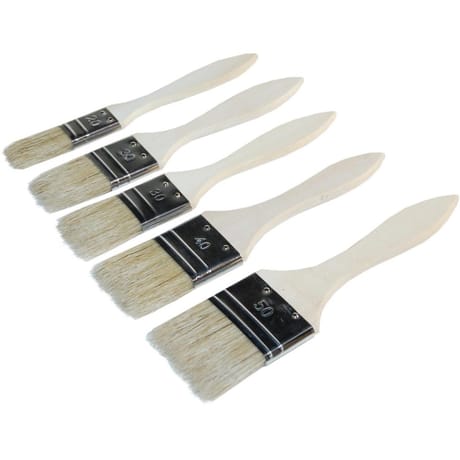 Nespoli lot de 5 pinceaux plat