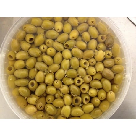 Olive verte dénoyautée