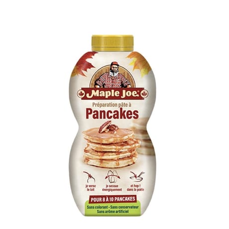 Maple joe préparation pâte à pancakes shaker 215g