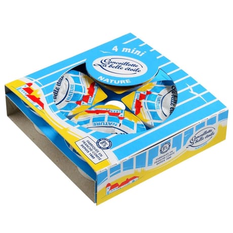 La belle étoile mini cancoillotte nature 4x30g