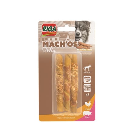 Riga mach'os mix 3 goûts M x3 - 90g