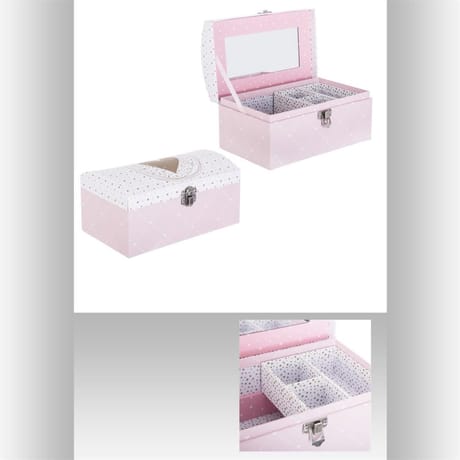 Boite bijoux miroir "demoiselle"