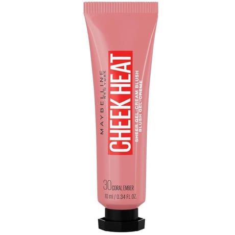 Gemey maybelline cheek heat blush gel-crème 30 coral ember