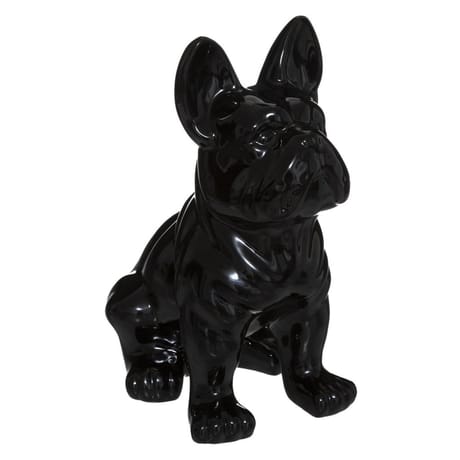 Bulldog noir h22cm
