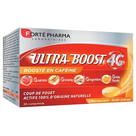 Forte pharma vitalité 4G ultra boost comprimés effervescents x20