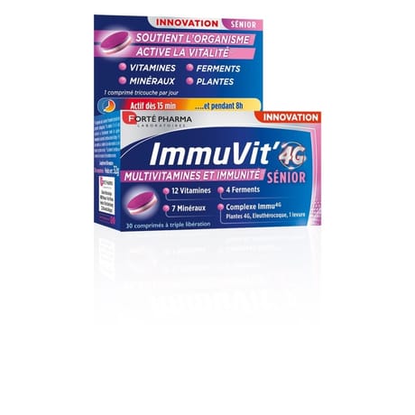Forte Pharma Immuvit'4G senior comprimés x30