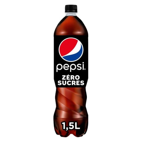 Pepsi zéro soda au cola sans sucres 1,5L