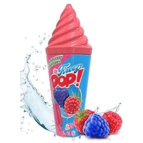 Pop Raspberry Blue & Rasp Boosté 50 ml  - Freez Pop par Vape Maker