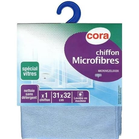 Cora chiffon microfibre vitre 31x32