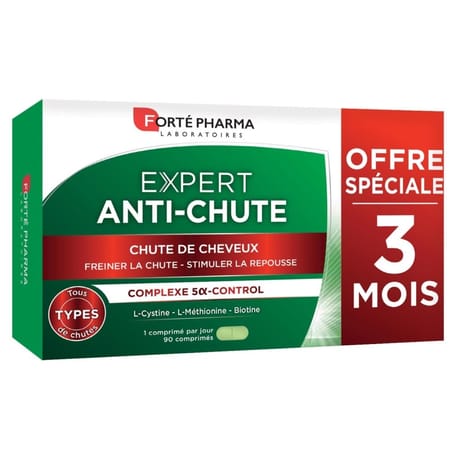 Forté pharma expert anti chute comprimés x90