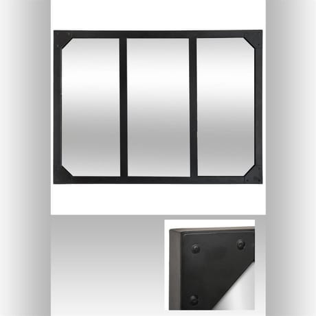 Miroir "lola" 54x74cm noir