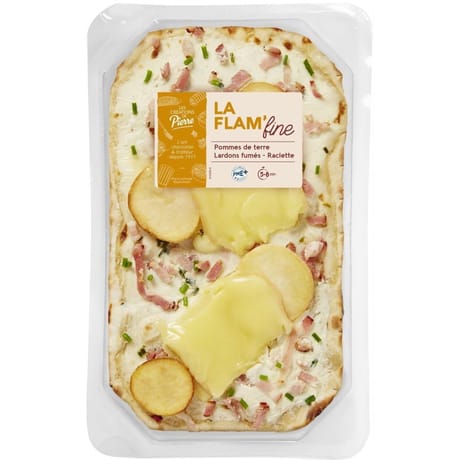 Flam'fine pommes de terre lardons raclette fe 180g pierre schmidt