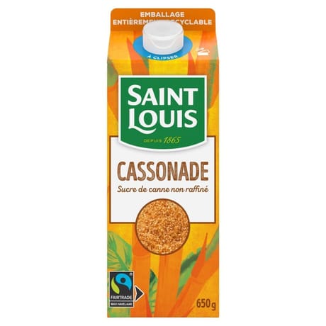 Saint louis cassonade équitable pack 650g