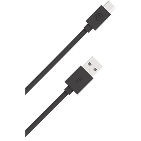 Bigben connected câble usb a/usb c 50cm noir - 100% plastique recycle CBLAC50CMRB