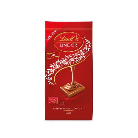 Lindt sachet de chocolats lindor lait 188g