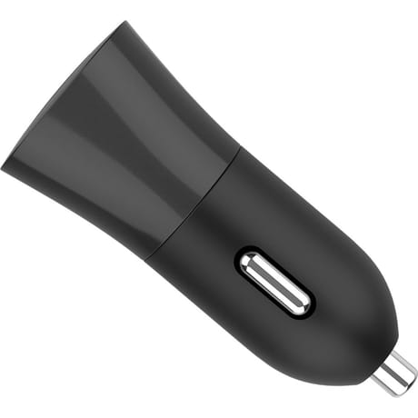 Bigben connected double chargeur voiture usb a+a 4.8a (2.4+2.4a) ic smart noir - 100% p
