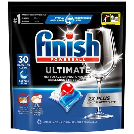 Finish powerball ultimate  x30 tablettes 0.387kg