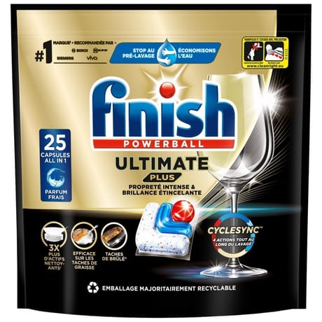 Finish ultimate plus x25 capsules 0.305kg
