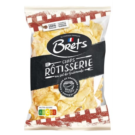 Brets chips nature rôtisserie 120g