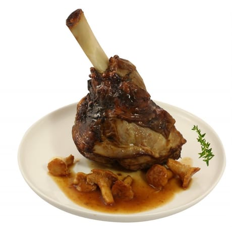 Souris d'agneau, jus aux girolles