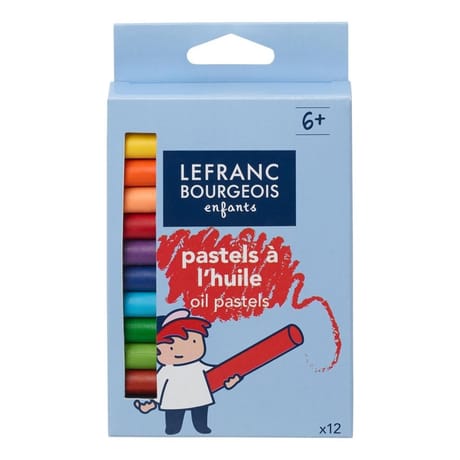 Lefranc & bourgeois boîte de 12 pastels à l'huile