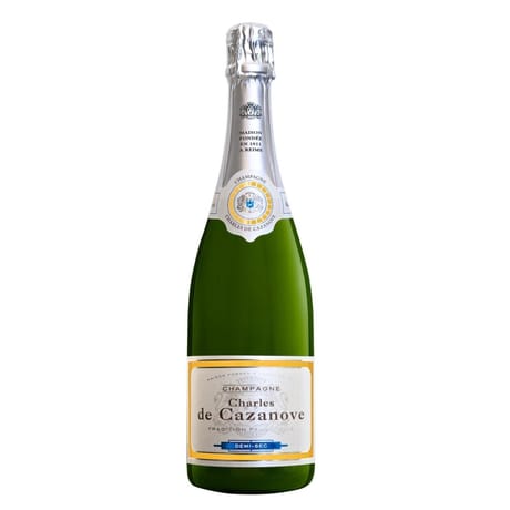 Champagne de cazanove demi sec tradition 12d 75cl départ de nos caves