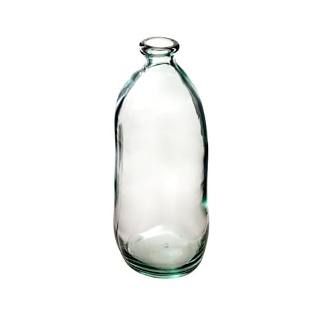 Vase "bouteille" verre recycle h51cm