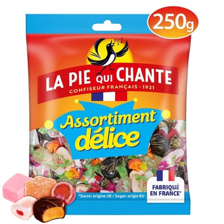La pie qui chante assortiment délice 250g