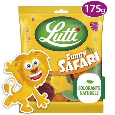Lutti funny safari 175g