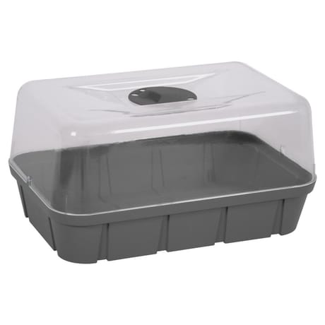 Mini serre de culture - taille m - gris anthracite