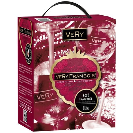 Very pamp rose framboise bib 3l 10%vol