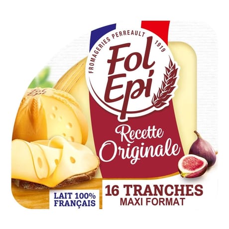 Fol épi recette originale maxi format 16 tranches 308g