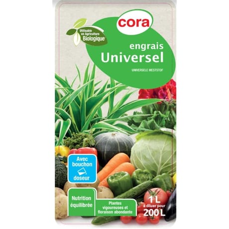 Engrais liquide universel 1l à diluer cora