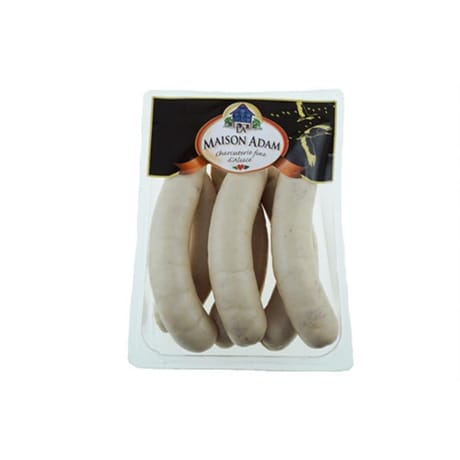 Saucisse blanche a griller au fromage superieur
