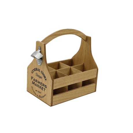 Porte-bouteille -décapsuleur "général store" 26x28cm