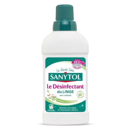 Sanytol desinfectant du linge à l'aloe vera 500ml