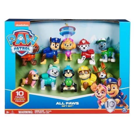 Multipack figurines l'équipe au complet la pat' patrouille