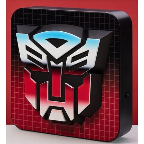 Lampe de bureau Transformers  applique murale 3d autobots logo