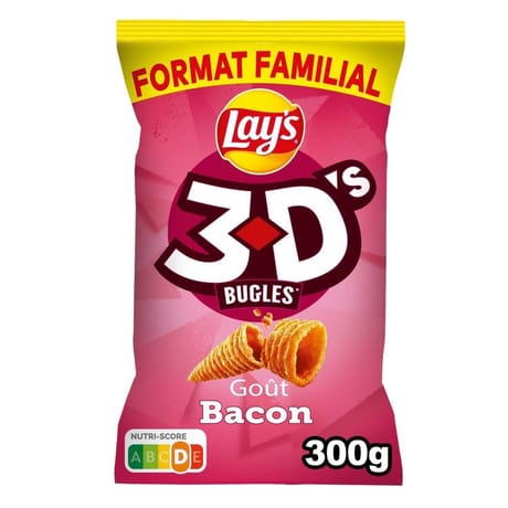 Lays 3d's bacon 300g