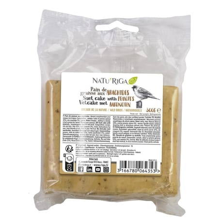 Natu'riga pain de graisse aux arachides 300g