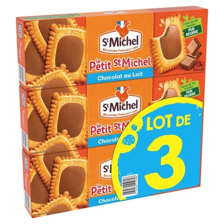 Le petit St Michel coeur chocolat au lait