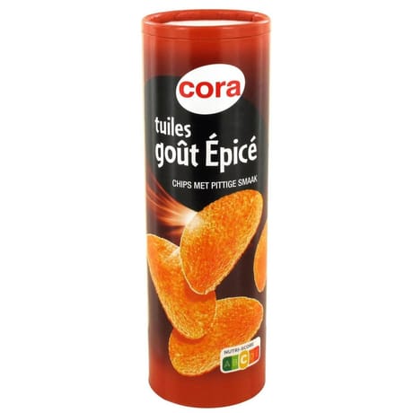 Cora tuiles goût épicé 170g