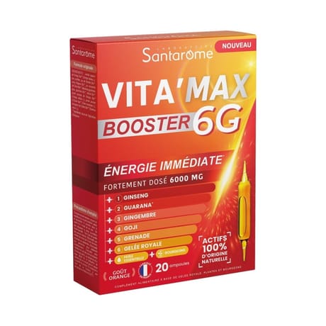 Santarome vita'max booster 6g  ampoules x20