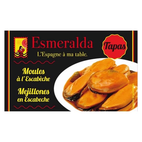Esmeralda moules à l'escabèche 111g