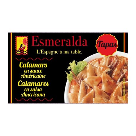 Calamar sauce américaine esmeralda 120g