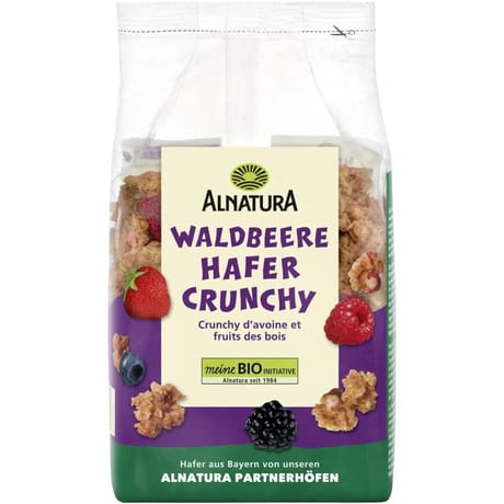 Alnatura crunchy avoine fruits des bois bio 375g