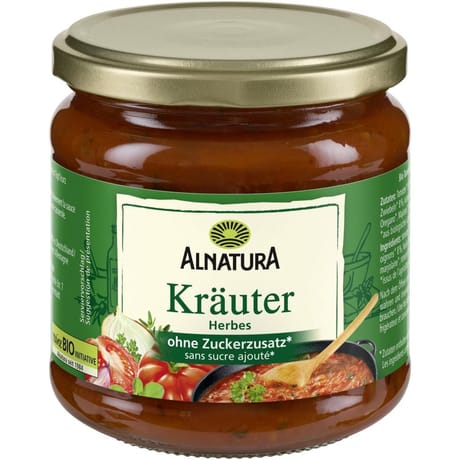 Alnatura sauce tomate aux herbes bio 350ml