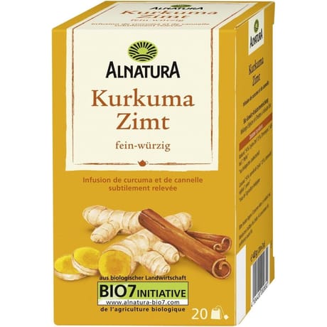 Alnatura infusion de curcuma et de canelle bio 40g