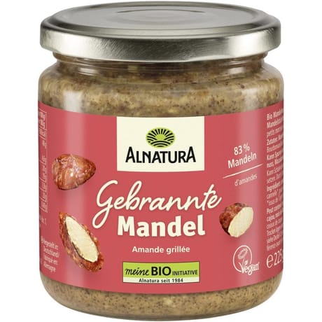 Alnatura pate à tartiner amande grillée bio 225g