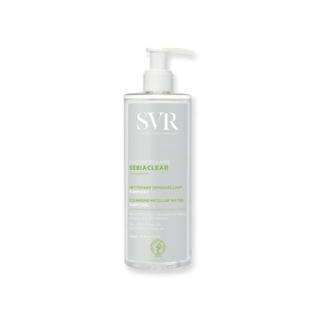 Svr sebiaclear eau micellaire nettoyant démaquillant purifiant 400ml